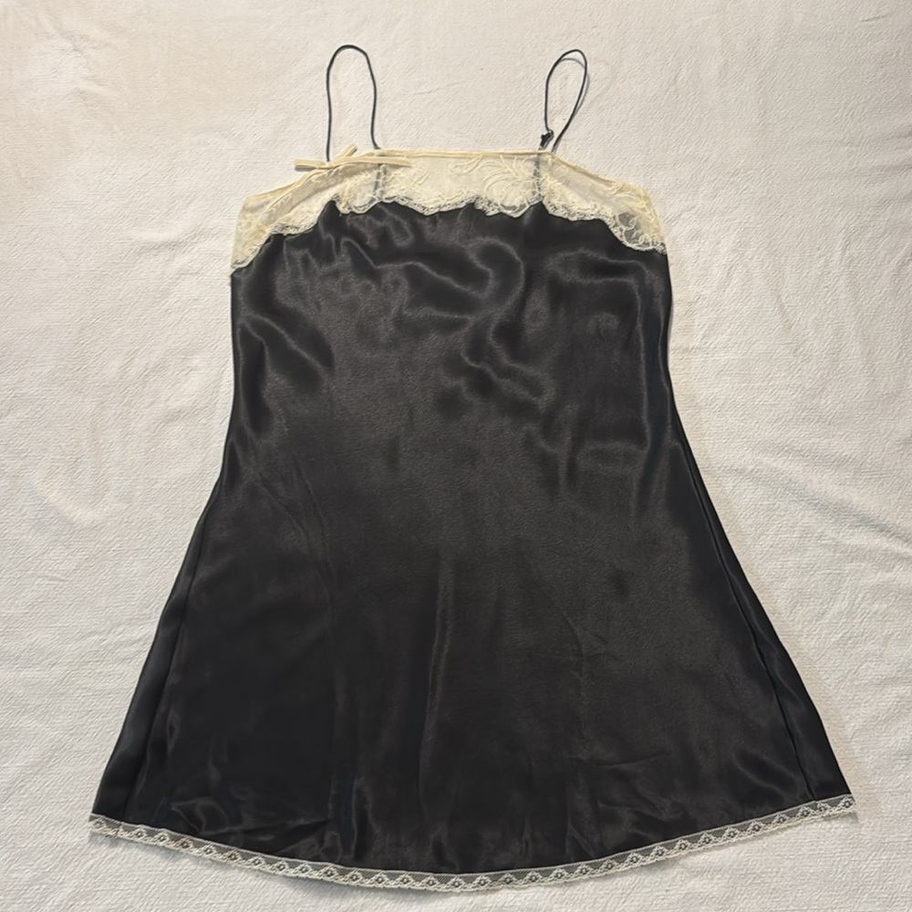 Victoria’s Secret Black Lace Slip
